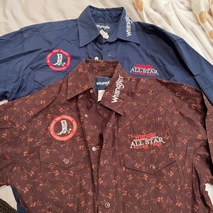 2 Wrangler Shirts